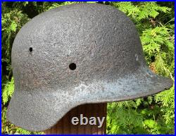 WW2 German M35 Helmet Size 66 Gulbene Latvia Battlefield Relic Eastern Front
