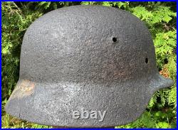 WW2 German M35 Helmet Size 66 Gulbene Latvia Battlefield Relic Eastern Front