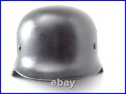 WW2 German M35 Helmet with aluminum liner band