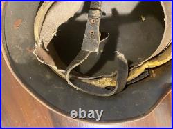WW2 German M35/M40/M42 Stahlhelm Steel Helmet Olive Drab With Original Liner