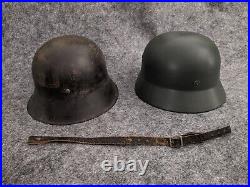 WW2 German M35 M42 Helmet Chinstrap Lot