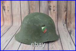 WW2 German M36 with Bulgarian Decal Combat Steel Helmet War Size 57 WWII