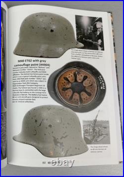 WW2 German M40 Bunker Grey Camouflage Helmet