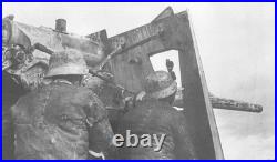 WW2 German M40 Bunker Grey Camouflage Helmet