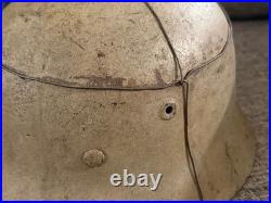 WW2 German M40 Bunker Grey Camouflage Helmet