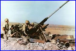 WW2 German M40 DAK Afrika Camouflage Helmet EF62