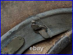 WW2 German M40 DAK Afrika Camouflage Helmet EF62