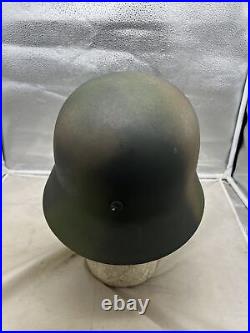 WW2 German M40 Helmet Camo Refurbished Size 57 S436