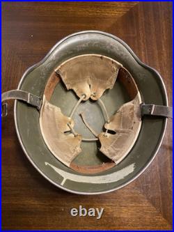 WW2 German M40 Helmet Finnish Reissue size 66 Shell EF 66