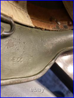 WW2 German M40 Helmet Finnish Reissue size 66 Shell EF 66