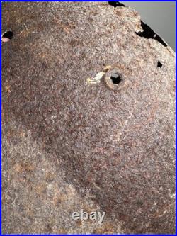 WW2 German M40 Helmet Relic Size 64 Battle Damaged Dug Estonia Original