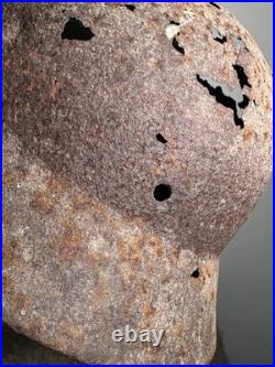 WW2 German M40 Helmet Relic Size 64 Battle Damaged Dug Estonia Original