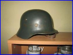 WW2 German M40 Helmet after restoration