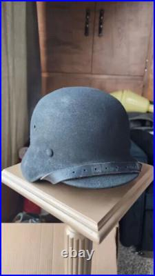 WW2 German M40 Helmet refurbished, maybe finnish, german liner from atf size 58 WW2 German M40 Helmet refurbished, maybe finnish, german liner from atf size 58