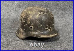 WW2 German M40 Snow Camo Helmet 62
