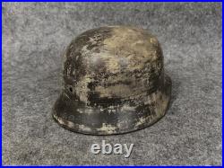 WW2 German M40 Snow Camo Helmet 62
