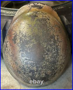 WW2 German M40 Steel Helmet (Stahlhelm) SE64 Genuine 3 Color'Normandy' Camo WW2 German M40 Steel Helmet (Stahlhelm) SE64 Genuine 3 Color'Normandy' Camo