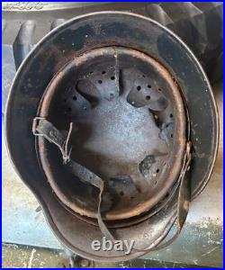 WW2 German M40 Steel Helmet (Stahlhelm) SE64 Genuine 3 Color'Normandy' Camo WW2 German M40 Steel Helmet (Stahlhelm) SE64 Genuine 3 Color'Normandy' Camo