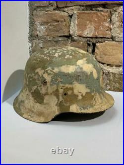 WW2 German M42 Helmet German Relics Original Restauration Size 64/66