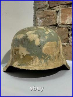 WW2 German M42 Helmet German Relics Original Restauration Size 64/66