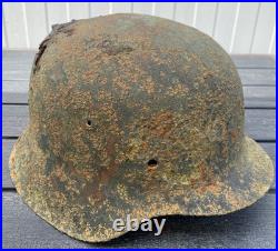 WW2 German M42 Helmet Relic Size 66 Found in Sorva, Saaremaa, Estonia WH WW2 German M42 Helmet Relic Size 66 Found in Sorva, Saaremaa, Estonia WH