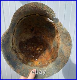 WW2 German M42 Helmet Relic Size 66 Found in Sorva, Saaremaa, Estonia WH WW2 German M42 Helmet Relic Size 66 Found in Sorva, Saaremaa, Estonia WH