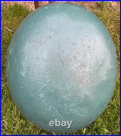 WW2 German M42 Helmet Shell, Size 68 Rebuilt/Plugged Holes, Repainted Wehrmacht