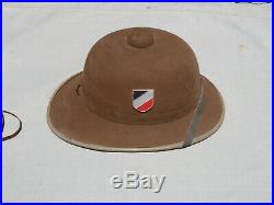 WW2 German Original DAK Afrika Pith Helmet, Size 56, 1942