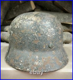 WW2 German Original M35 Original Paint helmet size 68 Big Size Free Shipping