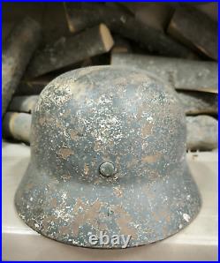 WW2 German Original M35 Original Paint helmet size 68 Big Size Free Shipping