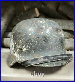 WW2 German Original M35 Original Paint helmet size 68 Big Size Free Shipping