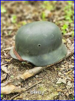 WW2 German Original M35 helmet size 68