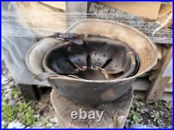 WW2 German Original M35 helmet size 68