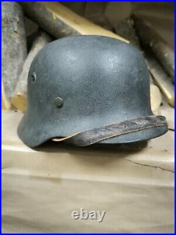 WW2 German Original M35 helmet size 68 free shipping