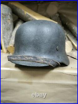 WW2 German Original M35 helmet size 68 free shipping