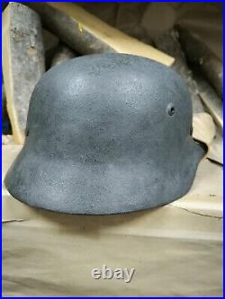 WW2 German Original M35 helmet size 68 free shipping