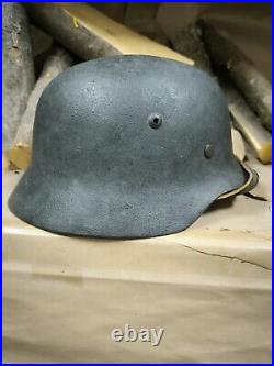 WW2 German Original M35 helmet size 68 free shipping