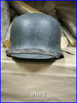 WW2 German Original M35 helmet size 68 free shipping