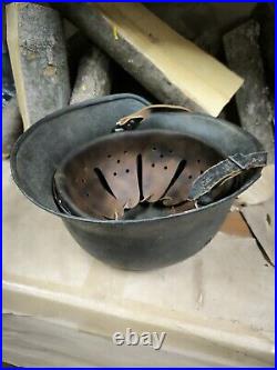 WW2 German Original M35 helmet size 68 free shipping