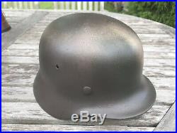 WW2 German Original M40 Helmet Size 66 (READ DESCRIPTION)