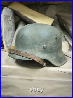 WW2 German Original M42 helmet size 68 Big Size Free Shipping