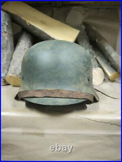 WW2 German Original M42 helmet size 68 Big Size Free Shipping