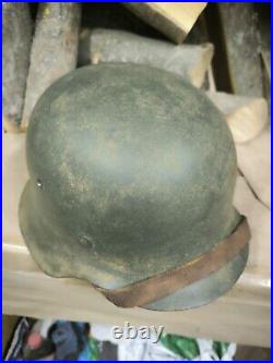 WW2 German Original M42 helmet size 68 Big Size Free Shipping