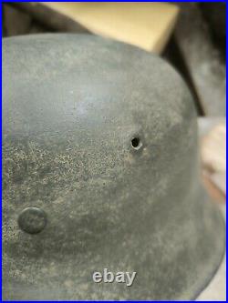 WW2 German Original M42 helmet size 68 Big Size Free Shipping