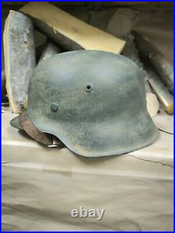 WW2 German Original M42 helmet size 68 Big Size Free Shipping