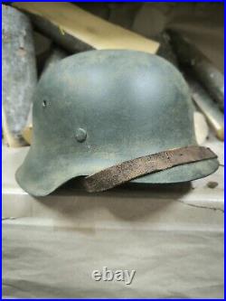 WW2 German Original M42 helmet size 68 Big Size Free Shipping