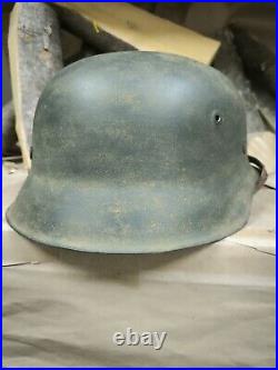 WW2 German Original M42 helmet size 68 Big Size Free Shipping