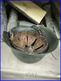 WW2 German Original M42 helmet size 68 Big Size Free Shipping