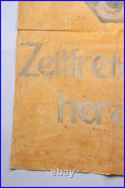 WW2 German POSTER Soldier HELMET Temporary volunteers out! WWII Stahlhelm WW1 ww