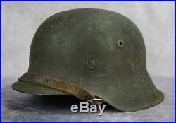 WW2 German Wehrmacht Heer steel combat helmet US officer WWI Air Corp Vet estate